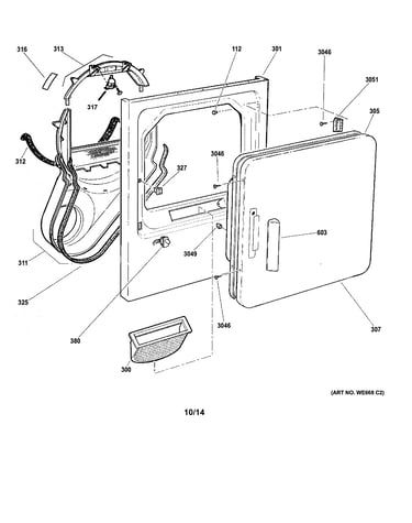 Front panel & door