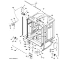 GE GDWF100V55WW body parts diagram