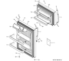 GE GTH17GBEDRWW doors diagram