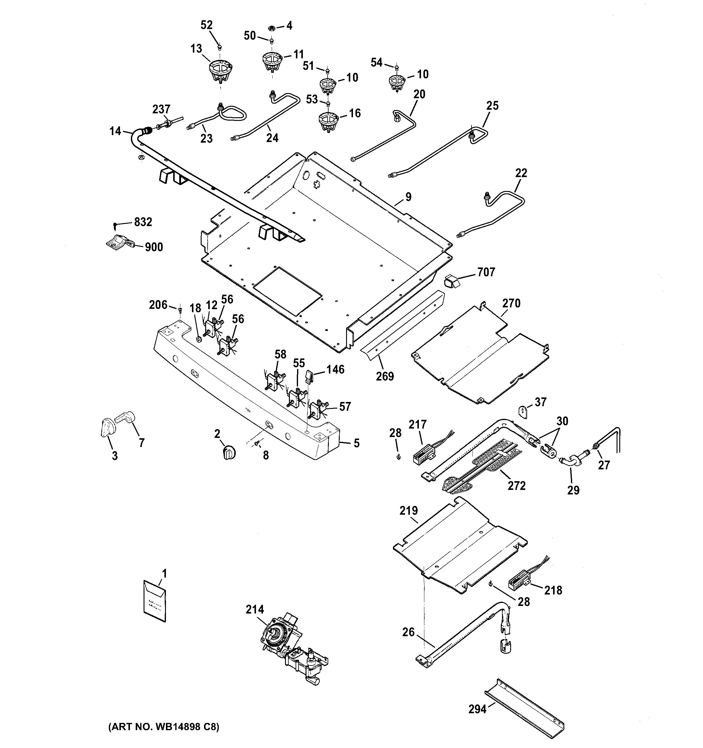 Gas & burner parts
