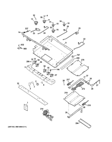 Gas & burner parts