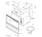 GE JKP90DP1BB oven cavity diagram