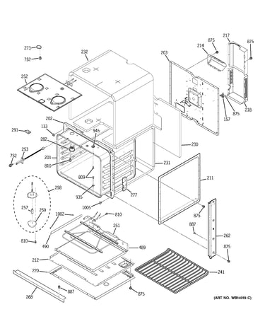 Body with microwave support