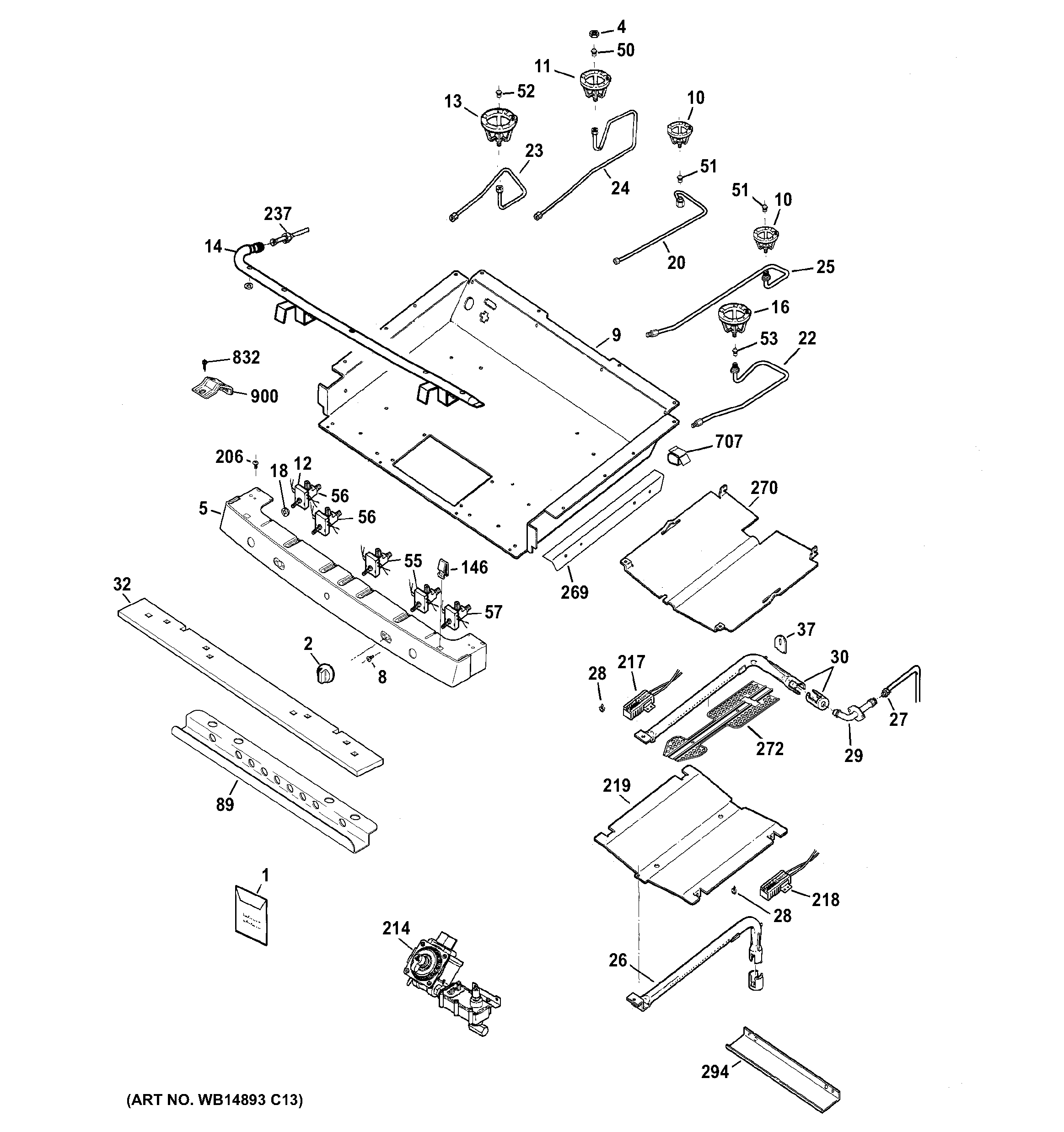 Gas & burner parts