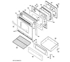 GE JGB282SET3SS door & drawer parts diagram