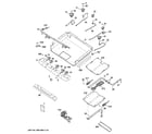 GE JGB296DET3WW gas & burner parts diagram