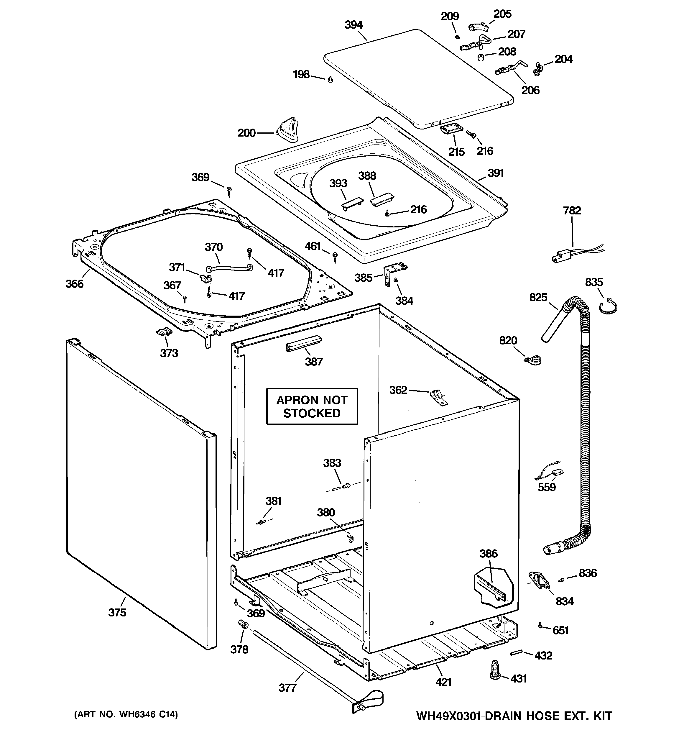 Cabinet, cover & front panel