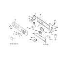 GE GTAP1000M0WW controls & backsplash diagram