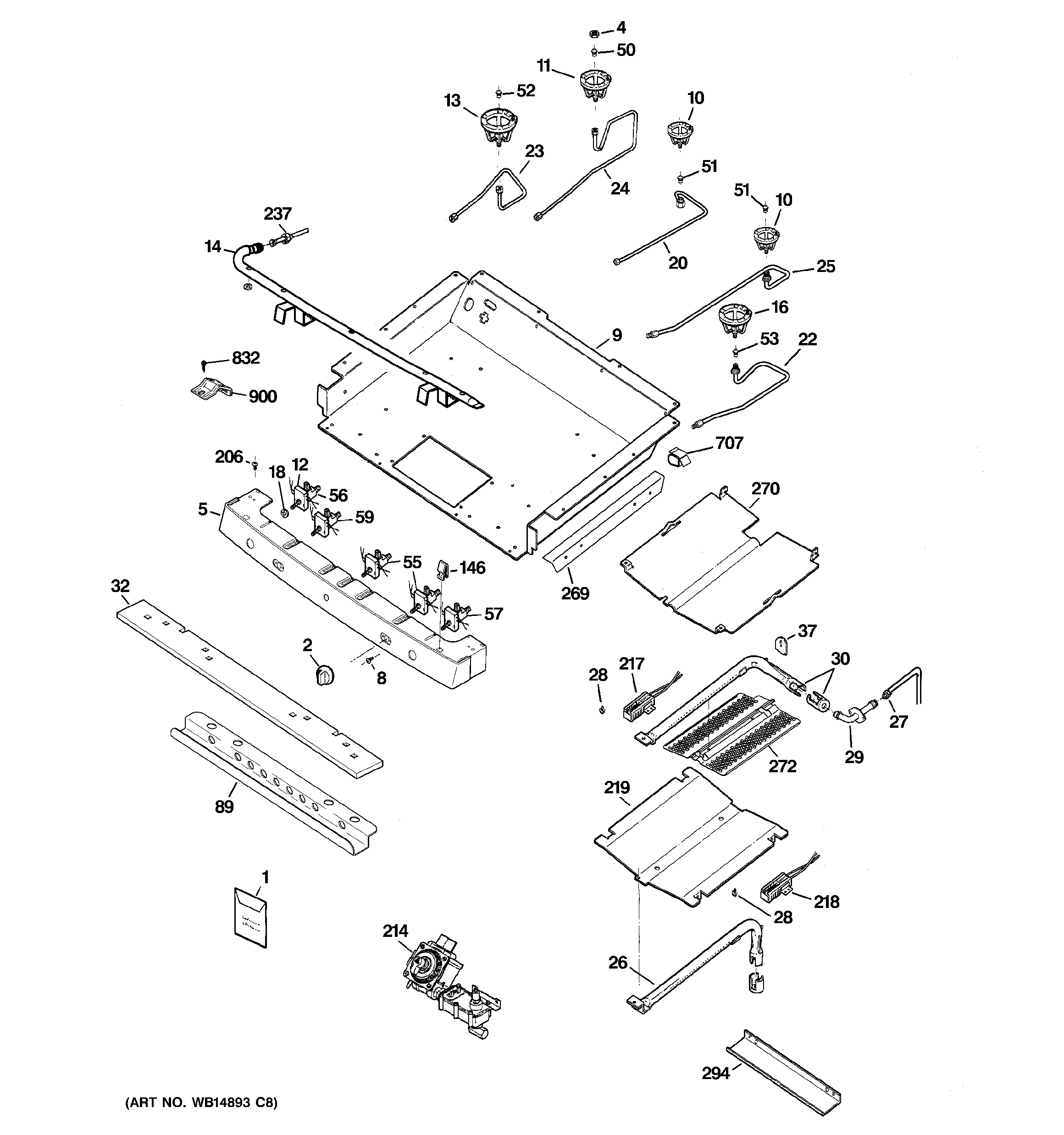 Gas & burner parts