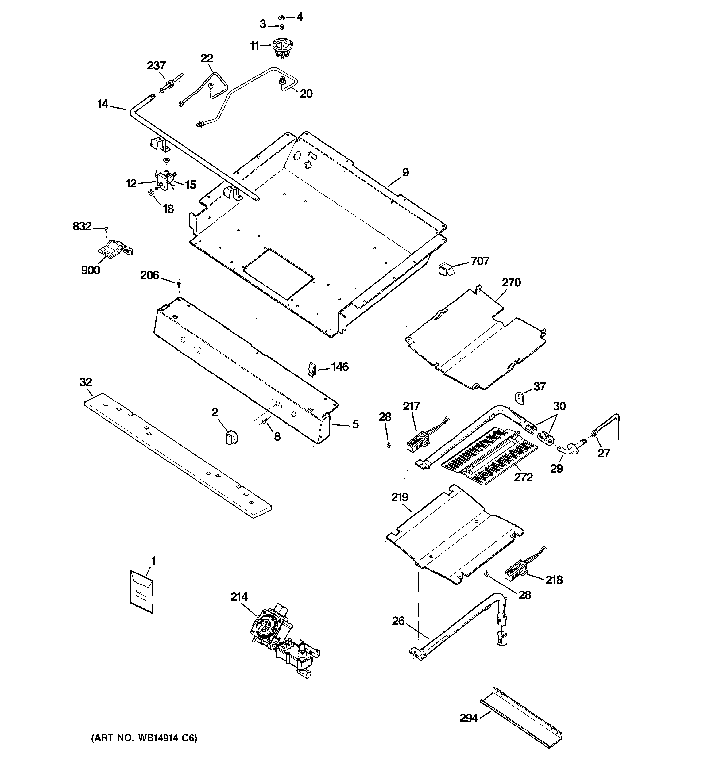 Gas & burner parts