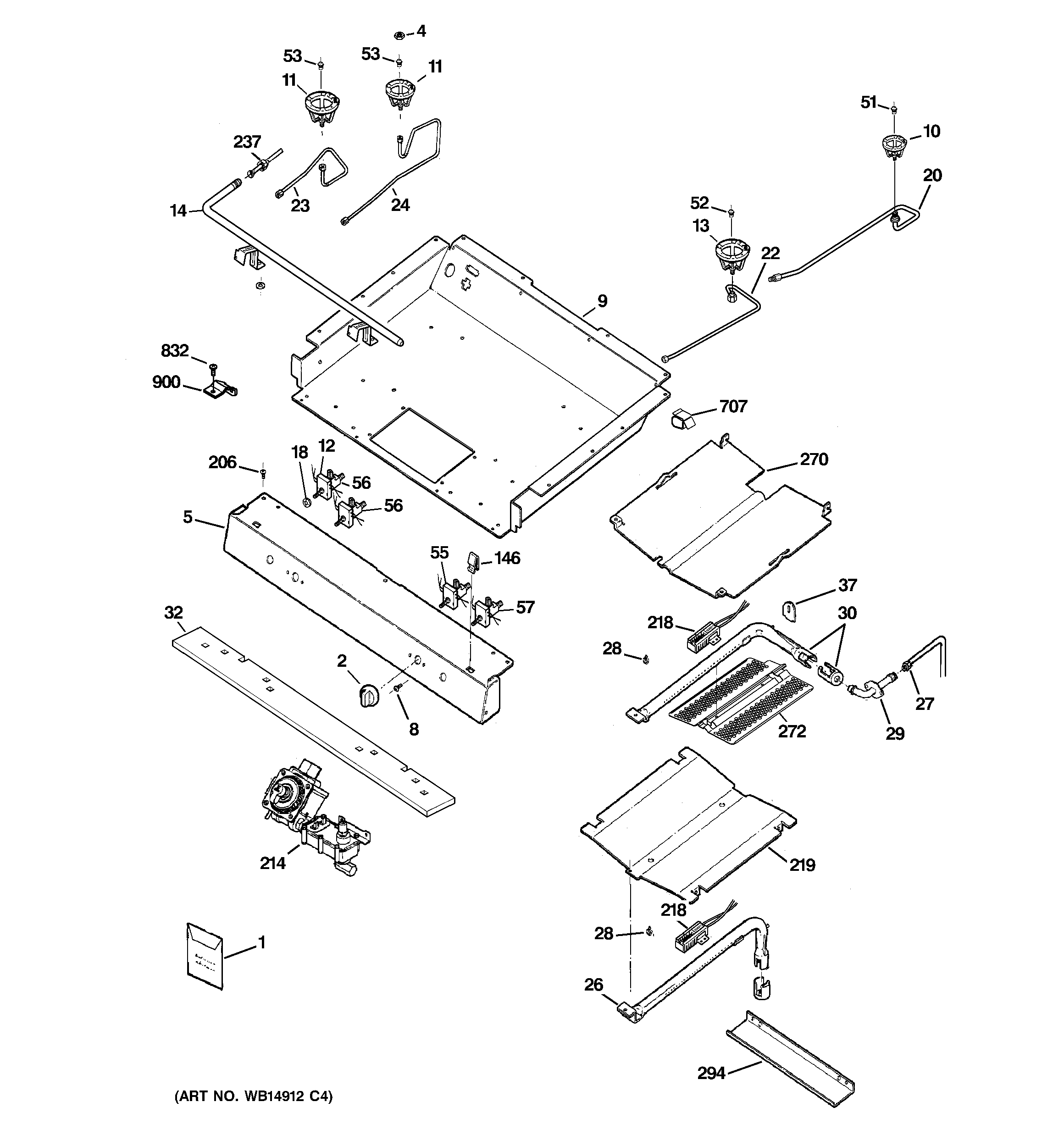 Gas & burner parts