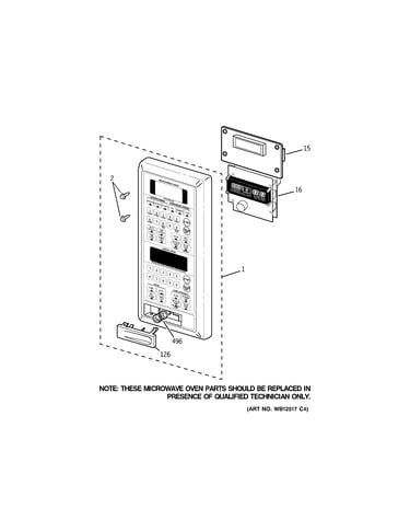 Microwave control panel
