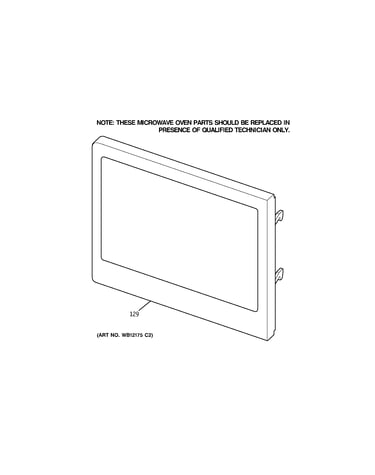Microwave door