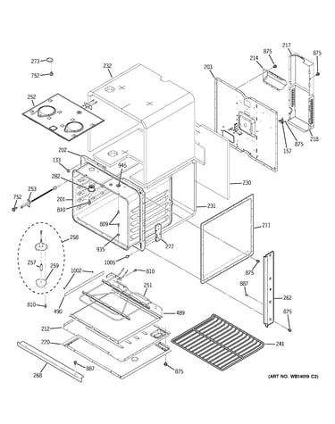 Body with microwave support