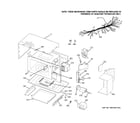 GE JTP90DP3BB microwave body parts diagram