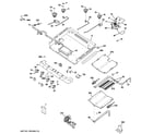 GE PGB930DET1BB gas & burner parts diagram