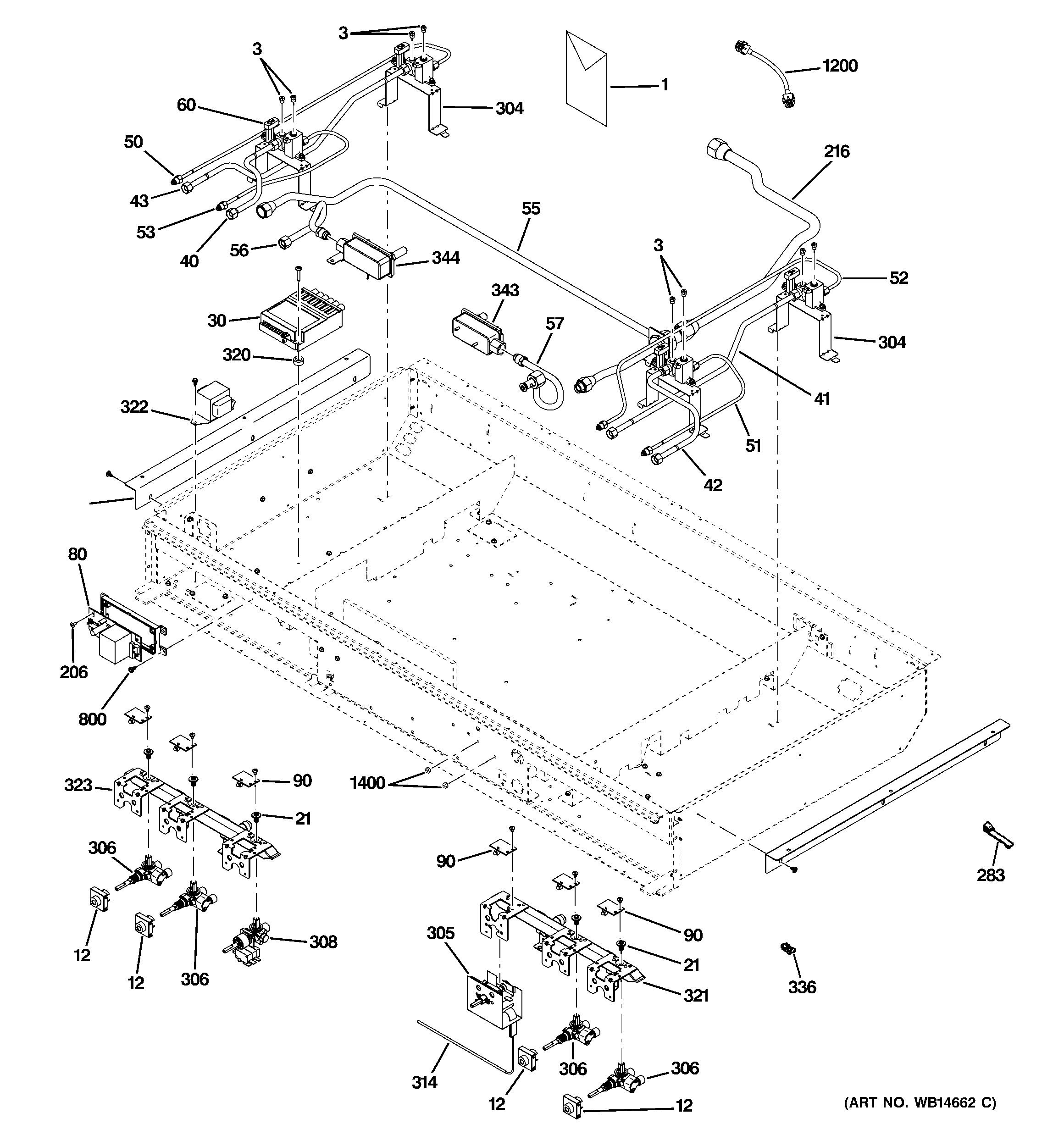 Gas & burner parts