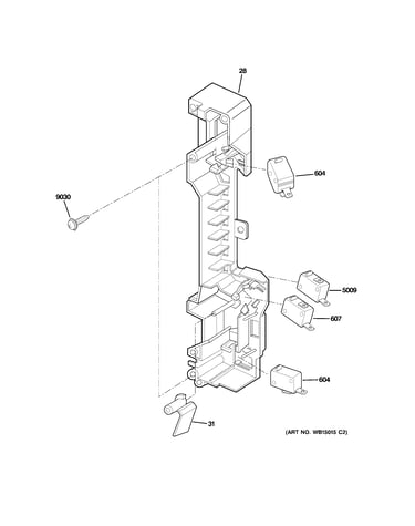 Latch board parts