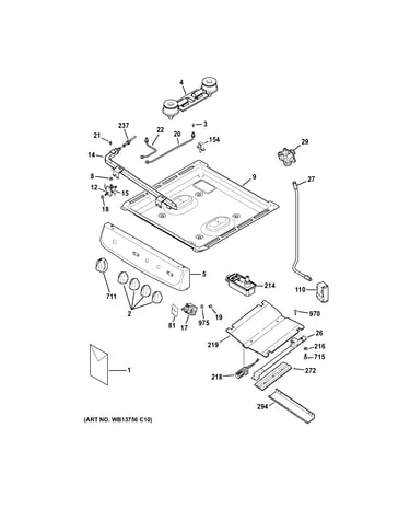 Gas & burner parts