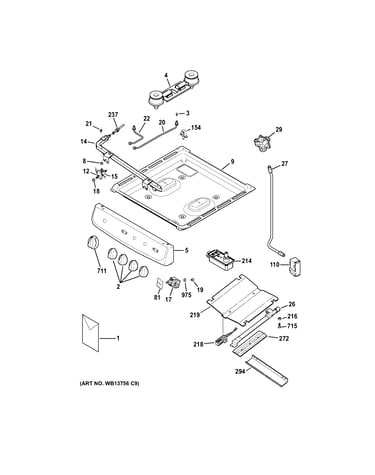 Gas & burner parts
