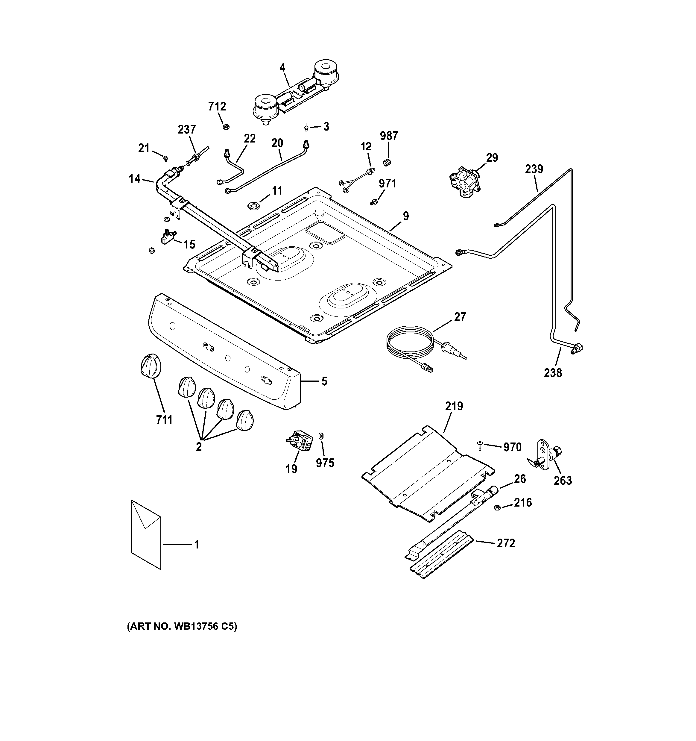 Gas & burner parts