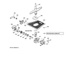 GE GSD5120D03BB motor-pump mechanism diagram