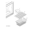 GE ABE20EGEARBS freezer shelves diagram