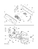 Backsplash, blower & drive assembly
