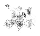 GE GTDS855ED0MC cabinet diagram