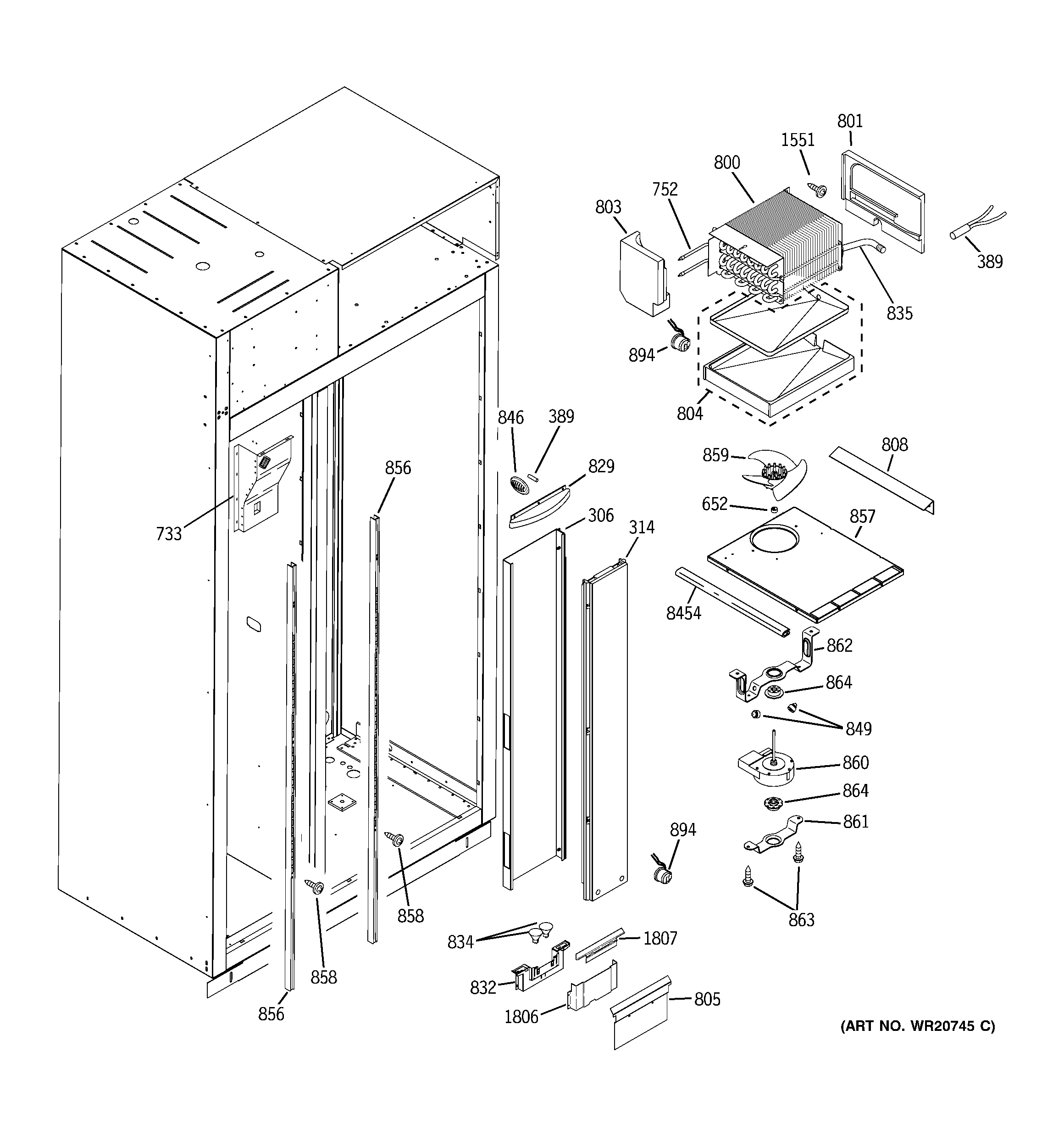 Freezer section