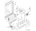 GE GNE22GSEAFSS freezer section diagram