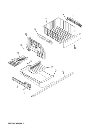 Freezer shelves