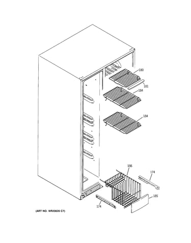 Freezer shelves