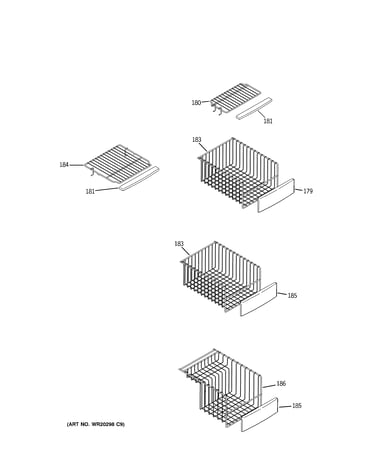 Freezer shelves