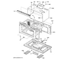 GE CSA1201RSS03 oven cavity parts diagram