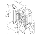 GE GHDT168V00SS body parts diagram