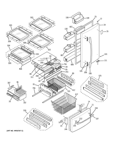 Doors & shelves