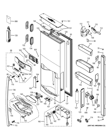 Dispenser door