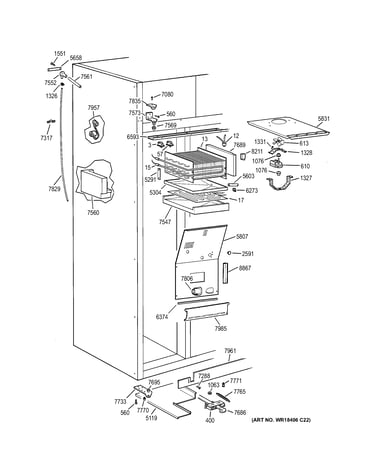 Freezer section