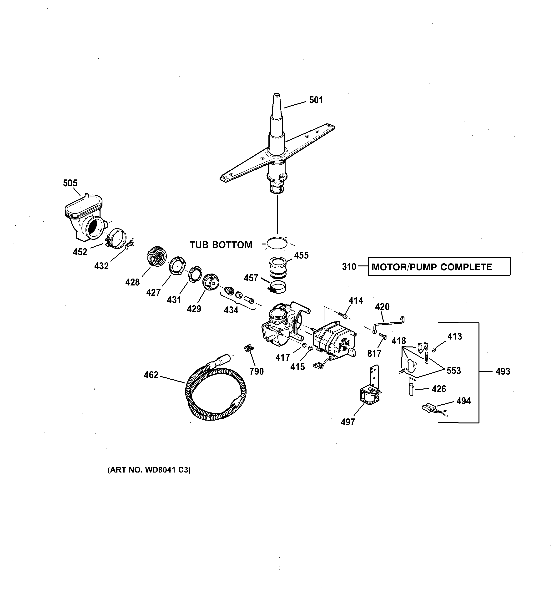 MOTOR-PUMP MECHANISM