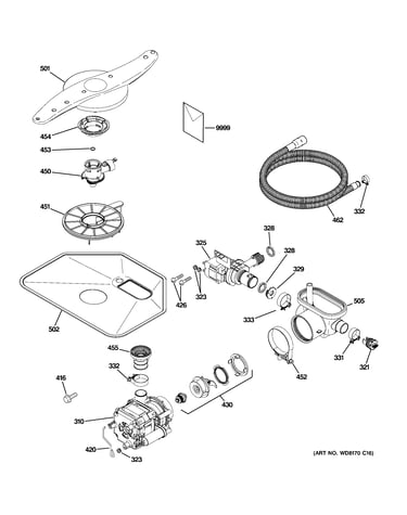 Motor-pump mechanism
