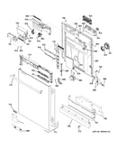 Escutcheon & door assembly