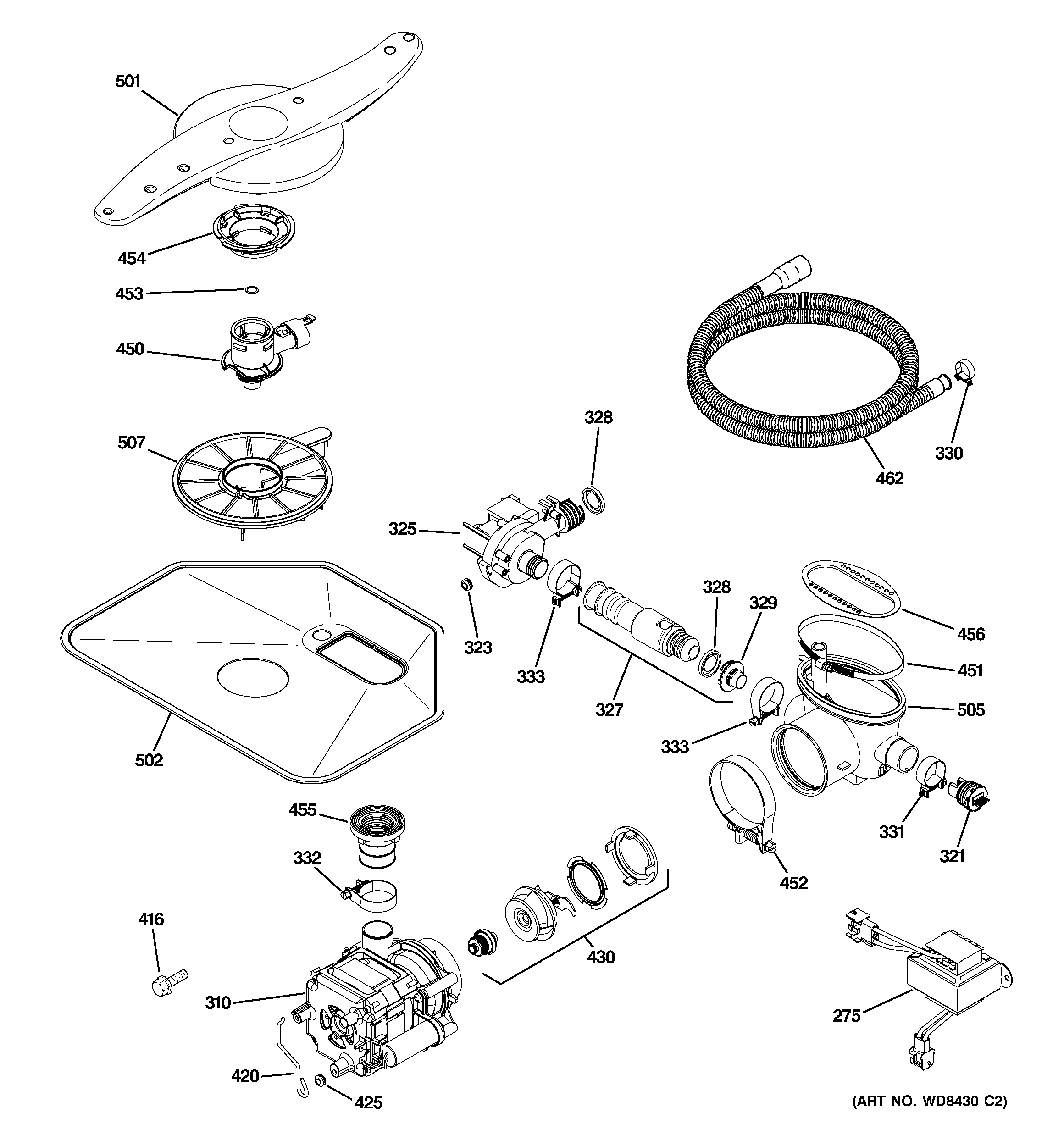 Motor-pump mechanism