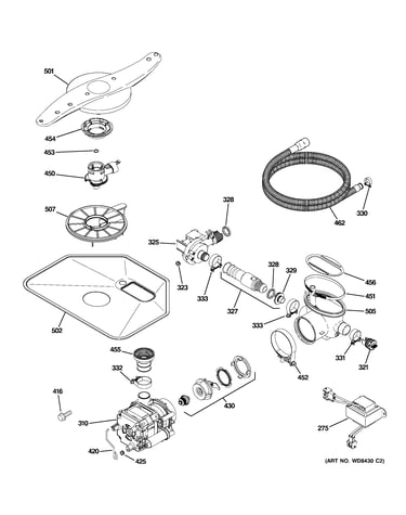 Motor-pump mechanism