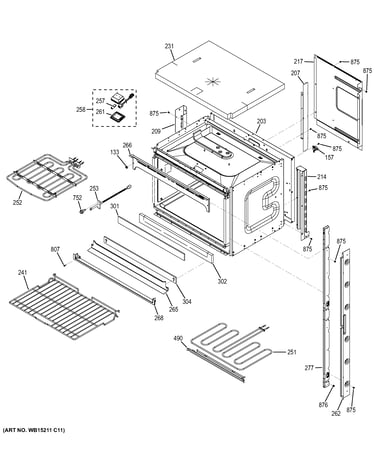 Upper oven
