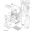 GE JCB850SF1SS lower oven diagram