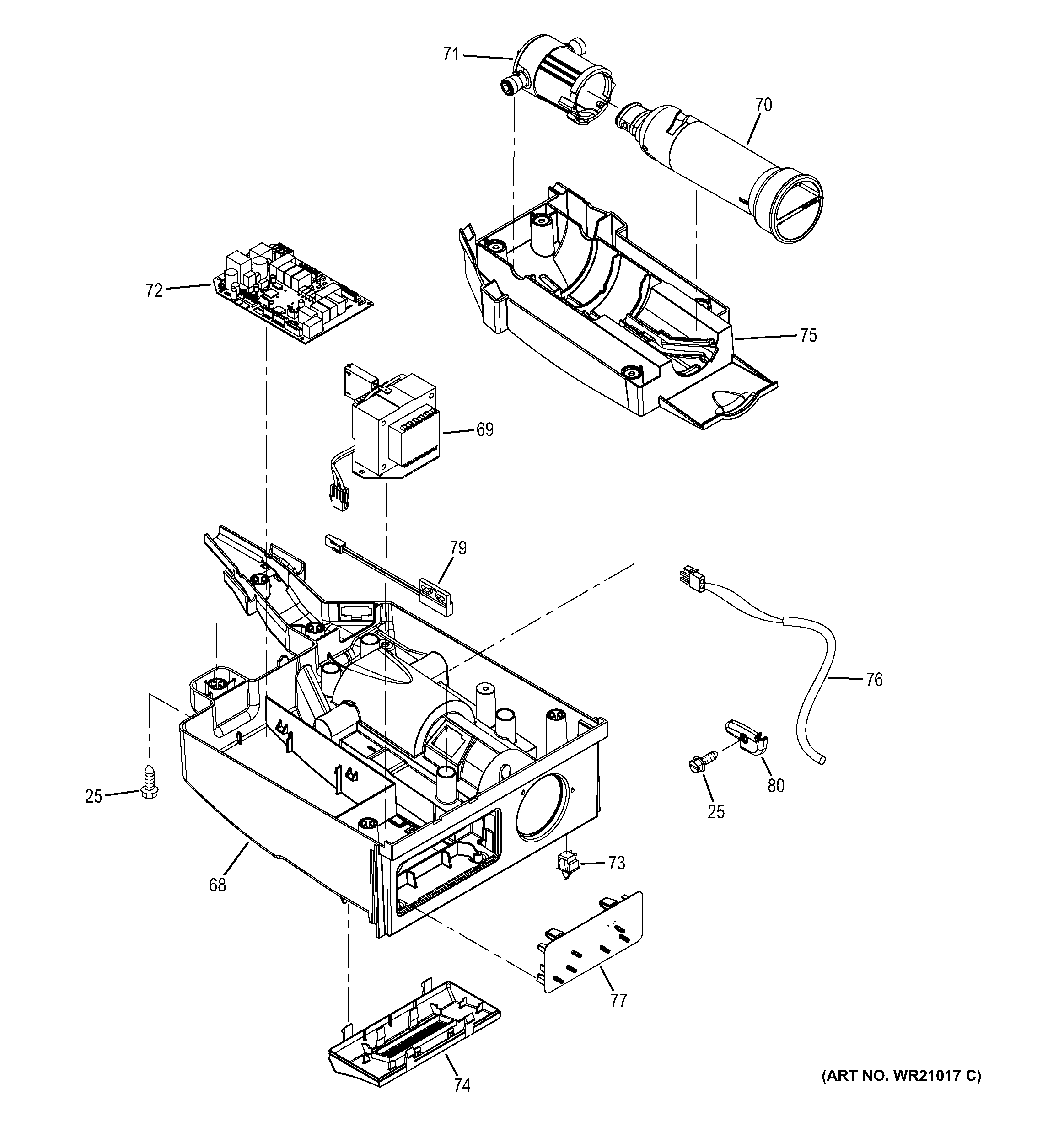 Control panel parts