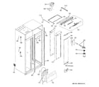 GE ZIS420NXB fresh food section diagram