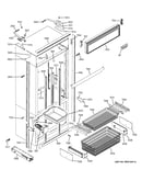 Freezer section, trim & components