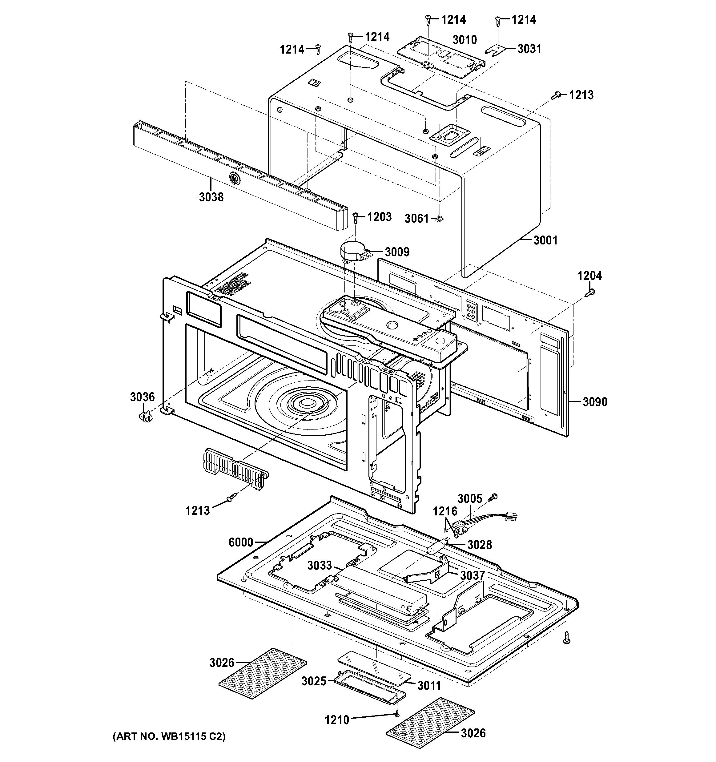 Oven cavity parts
